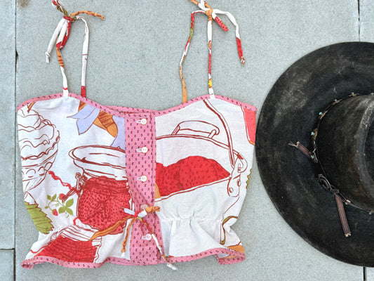 Mountain Artisan Quilted Camisole in Strawberry Jam 2