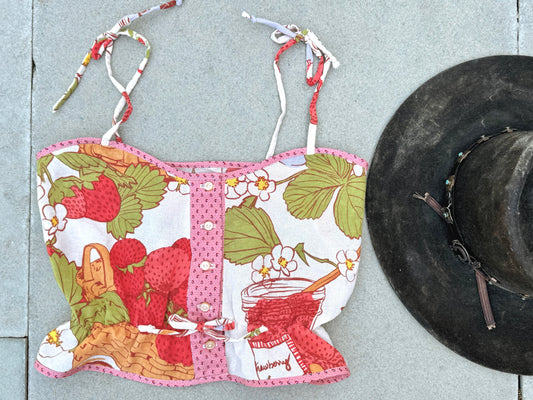 Mountain Artisan Quilted Camisole in Strawberry Jam