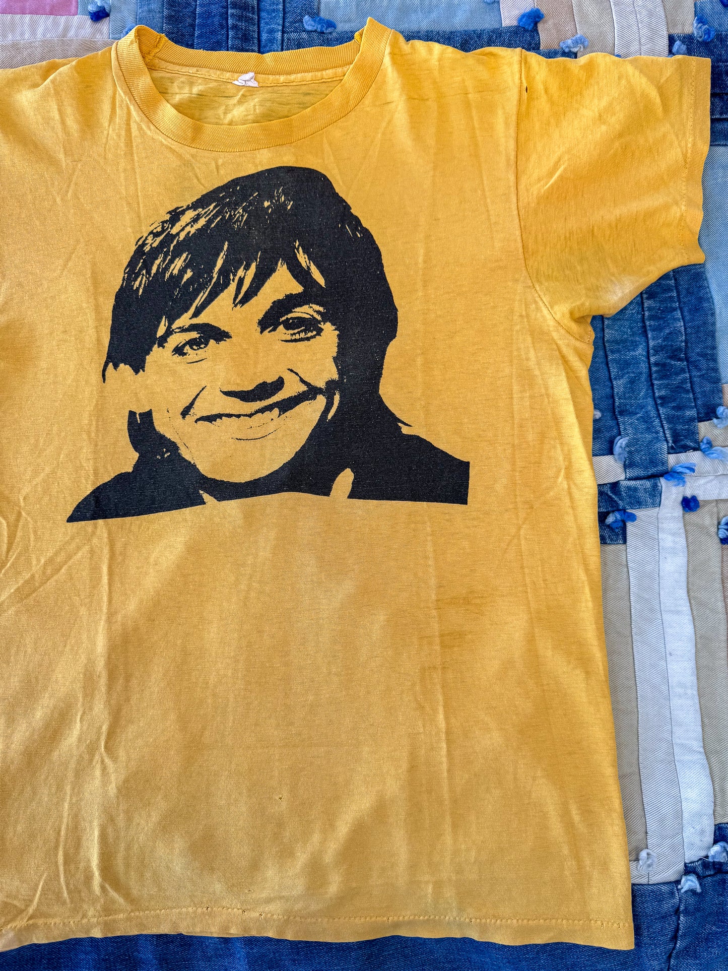1970s Iggy Pop Lust For Life Front and Back Print T Shirt