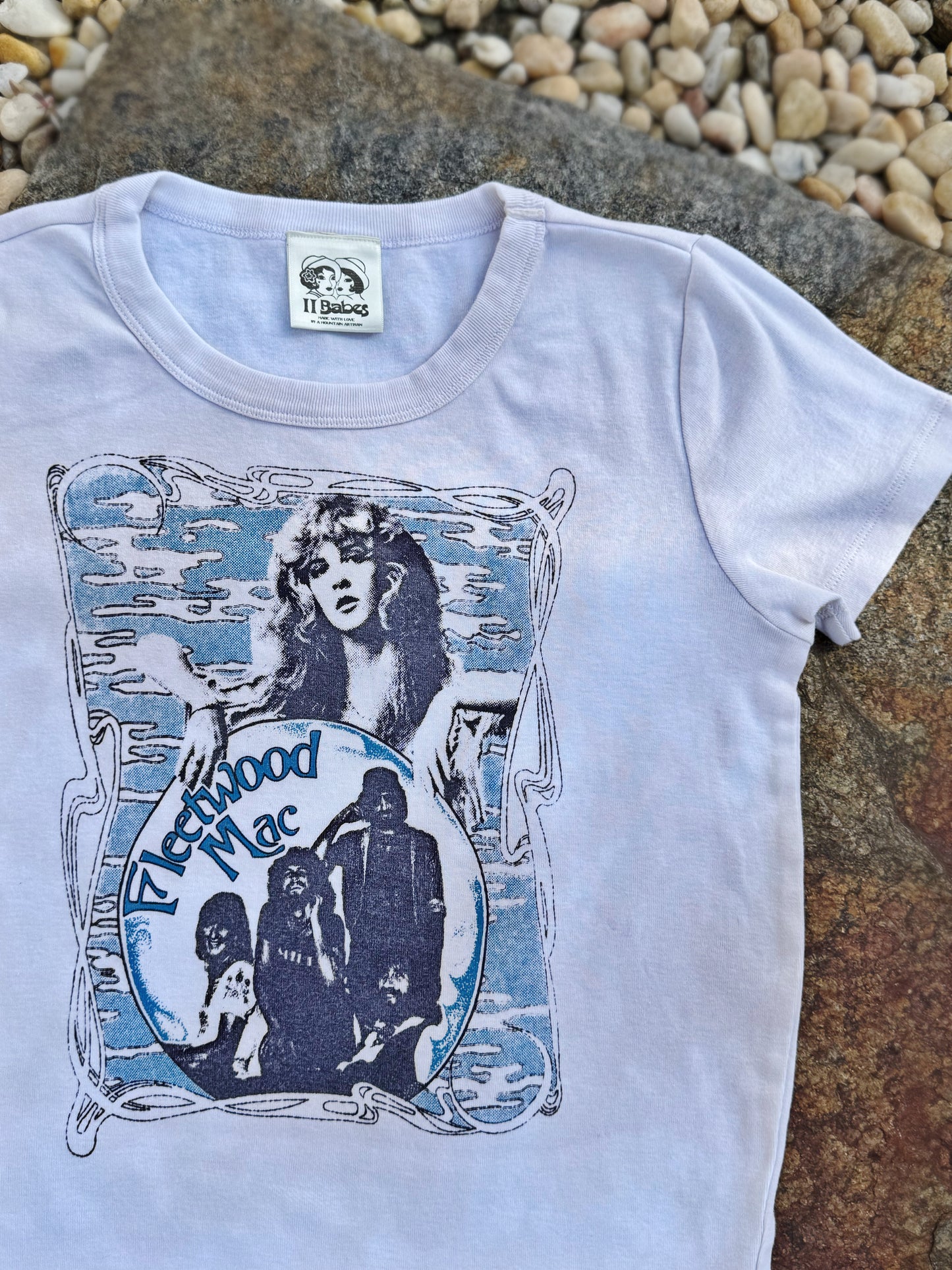 The Gypsy Fleetwood Mac Tea Stain Baby Tee