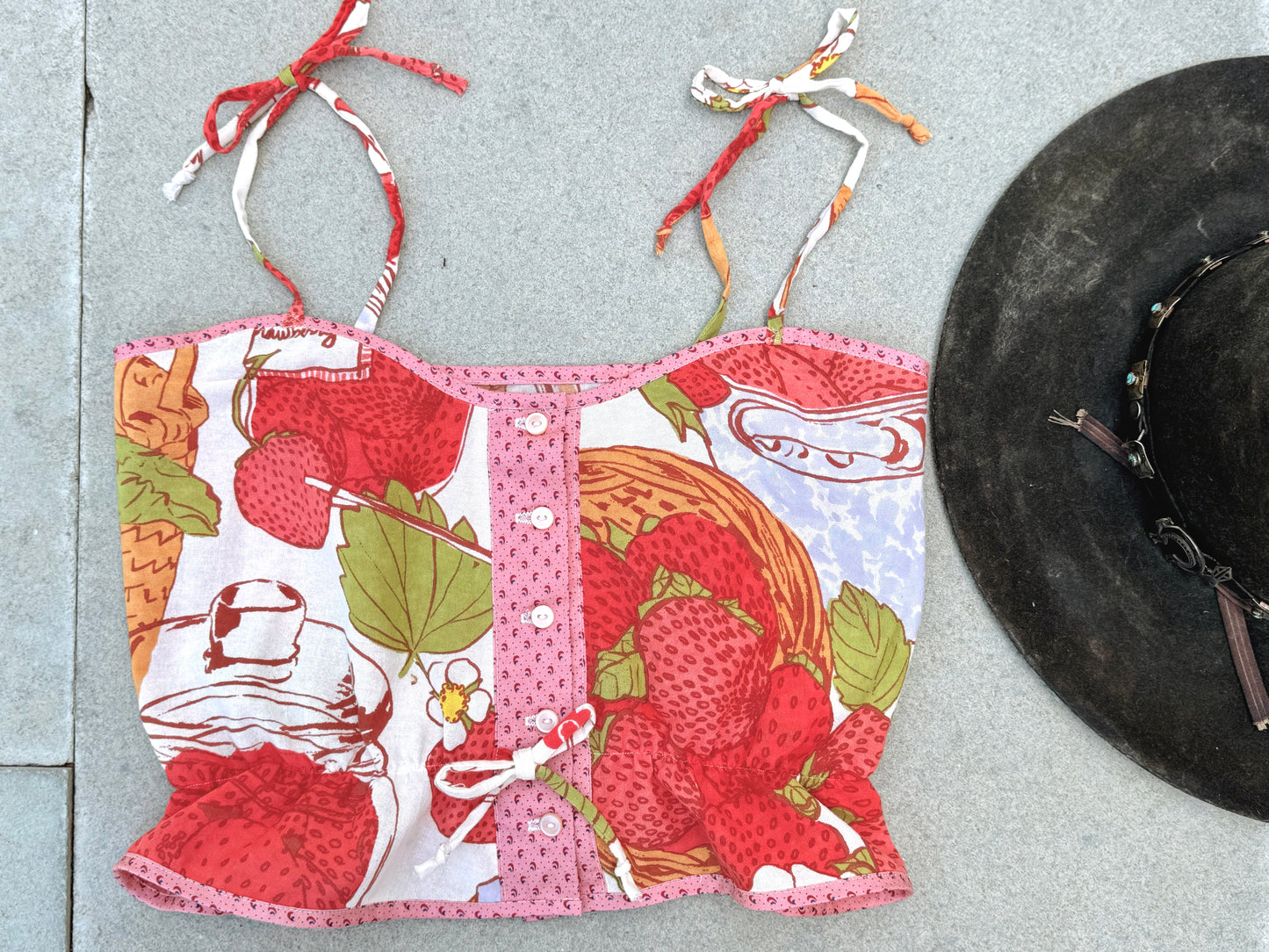 Mountain Artisan Quilted Camisole in Strawberry Jam 3