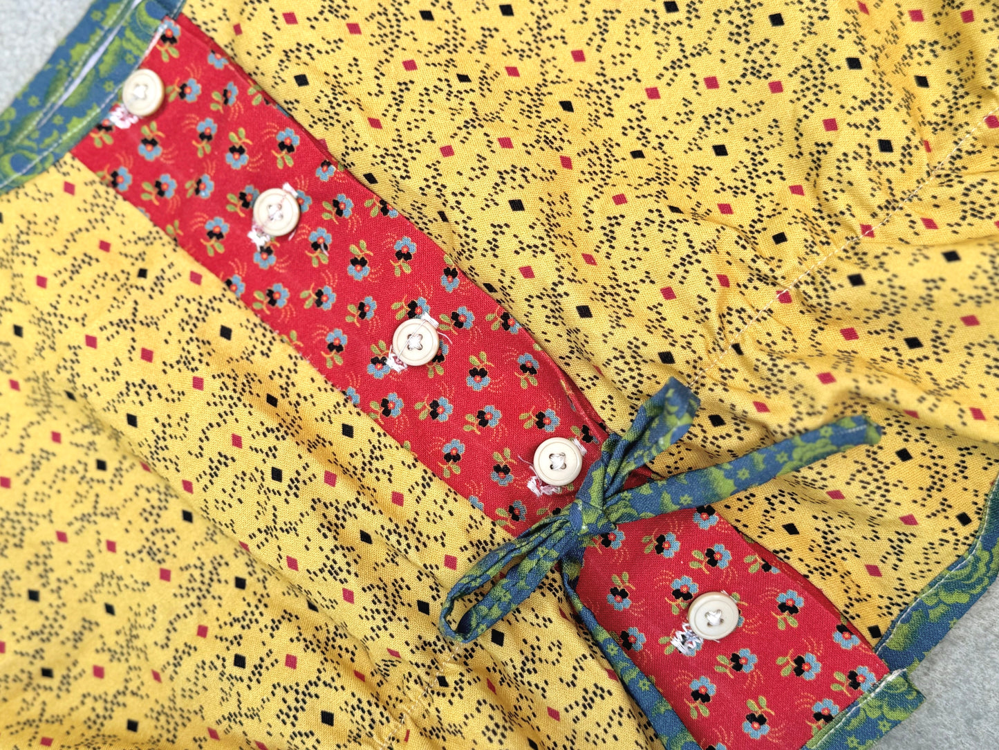 Mountain Artisan Quilted Camisole in Yellow / Red / Green