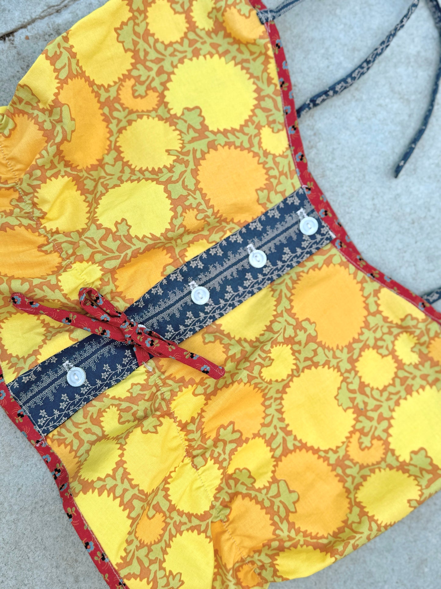Mountain Artisan Quilted Camisole in Thistle Yellow / Calico / Pink