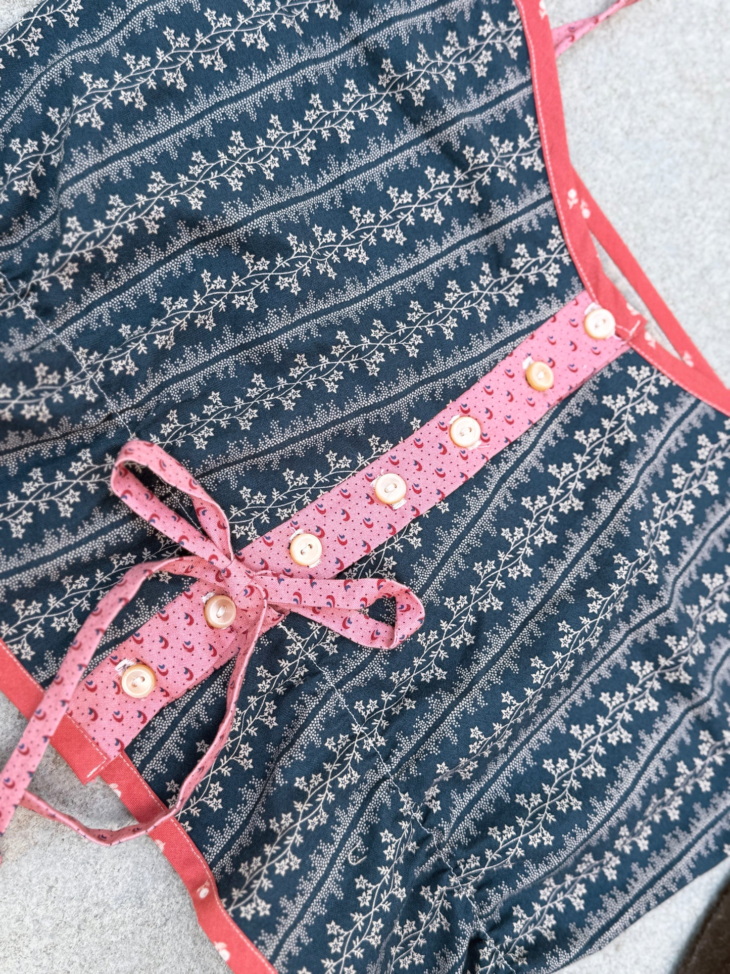 Mountain Artisan Quilted Camisole in Calico Blue / Pink / Red