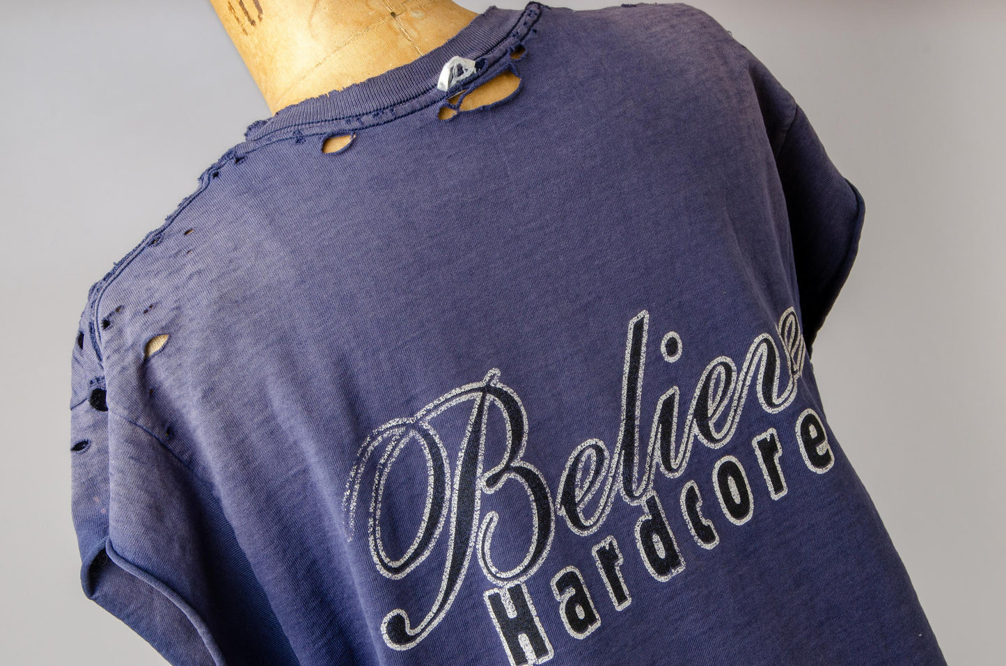 90s Agnostic Front Believe Hardcore Thrashed Punk T Shirt
