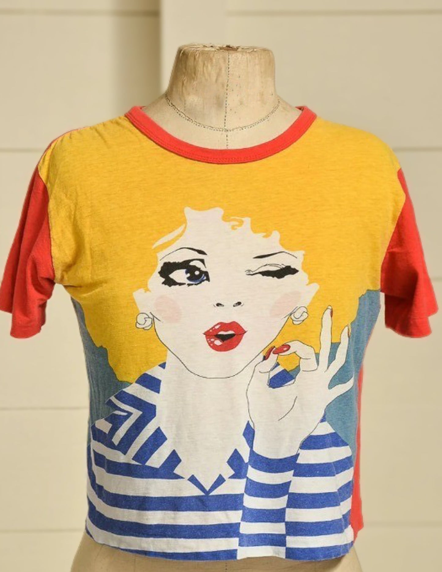 70s Glam A-Okay Girl Baby Tee